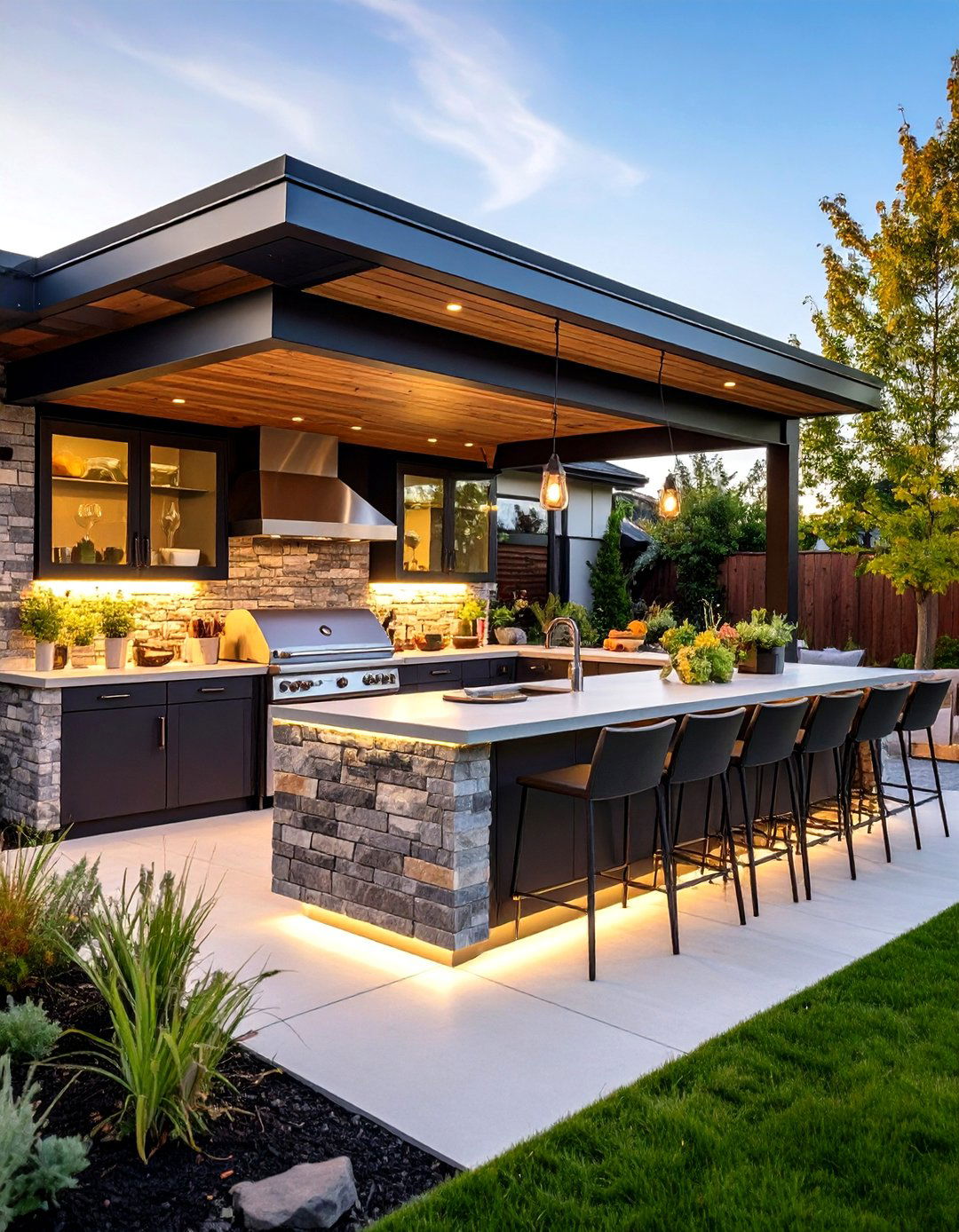 Complete Outdoor Kitchen Core - 20 Hardscape Ideas