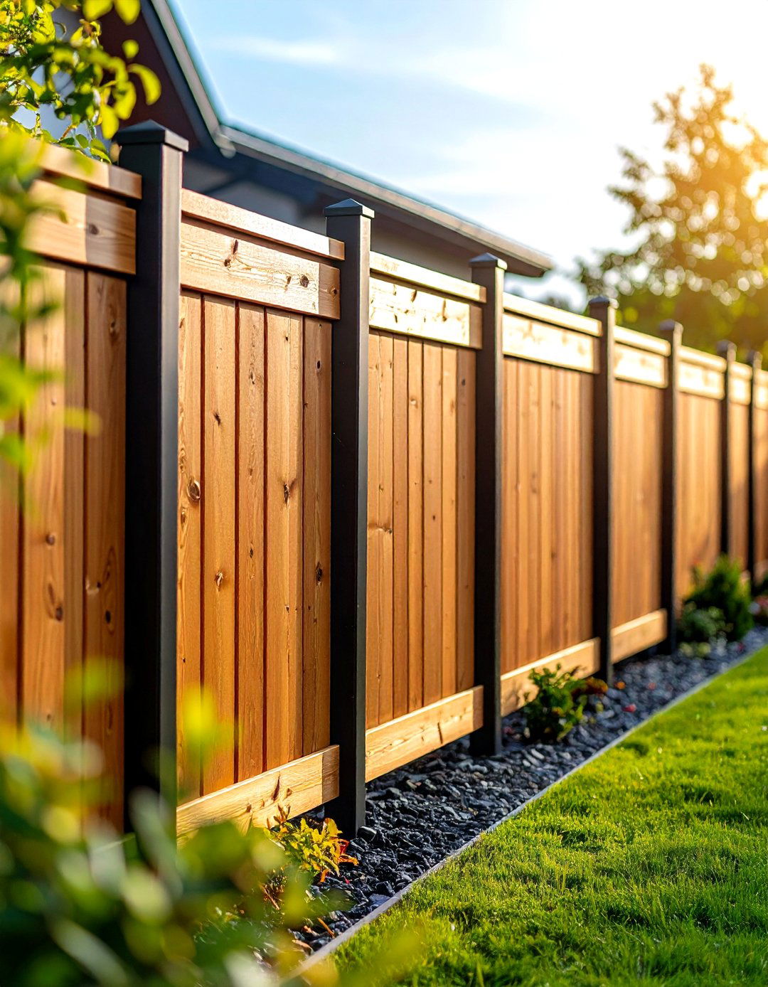 Composite Corner Fence for Modern Durability - 20 Corner Fence Ideas