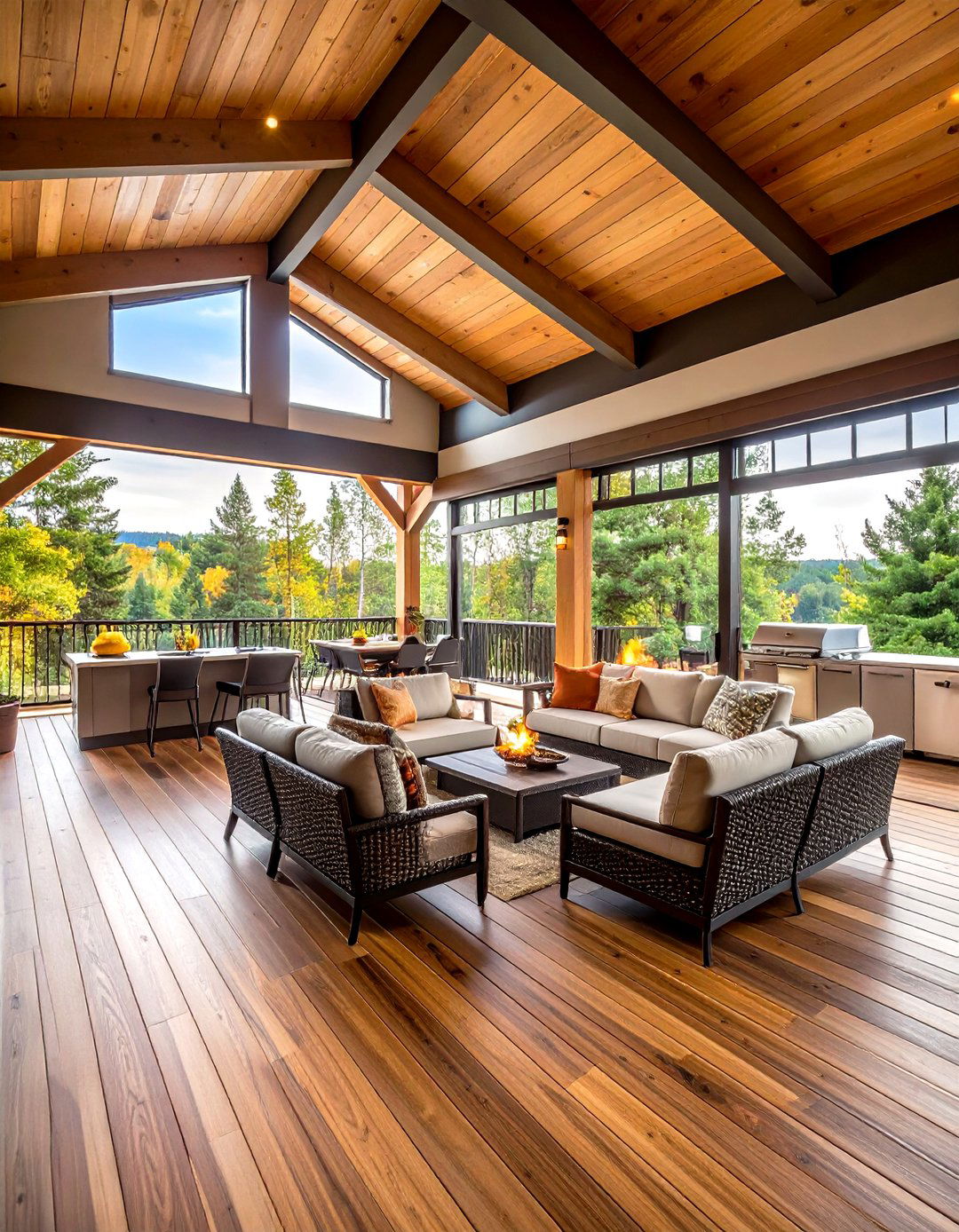 Composite Deck Man Cave Flooring - 20 Man Cave Flooring Ideas