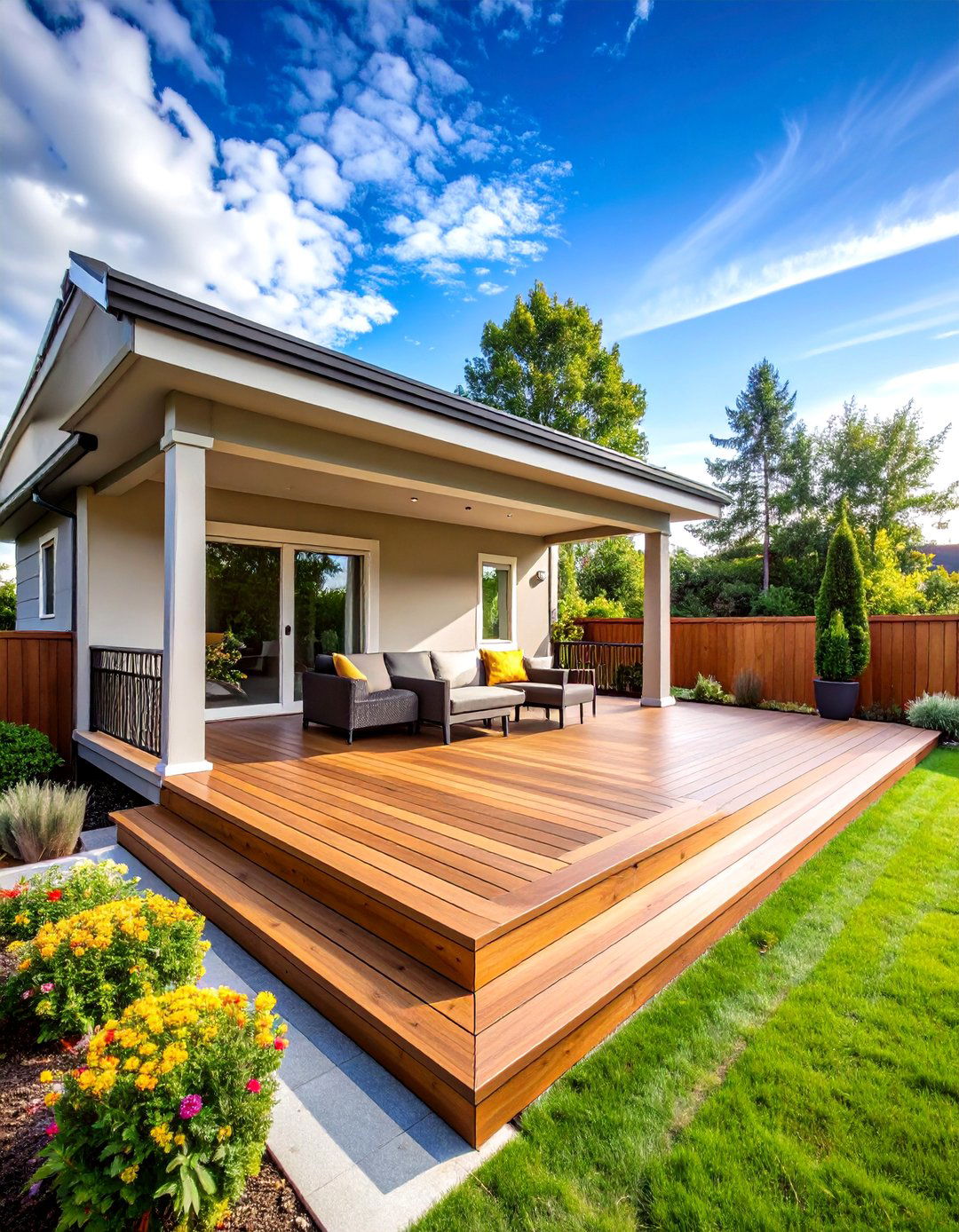 Composite Deck Picture Frame Design - 20 Composite Deck Ideas