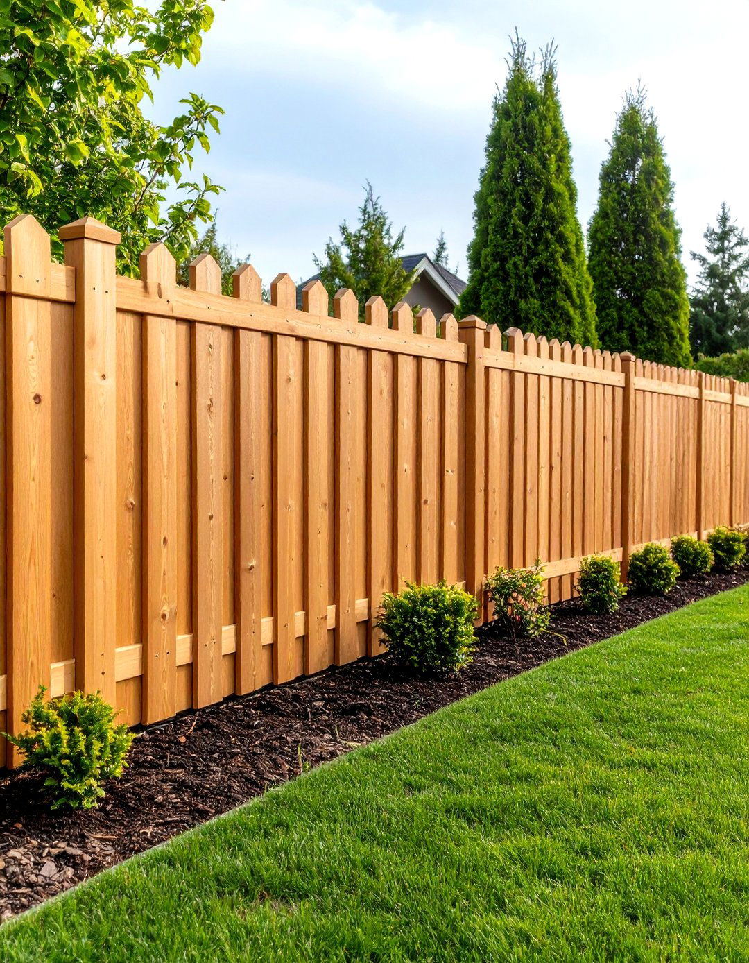 Composite Privacy Fence - 20 Privacy Fence Ideas