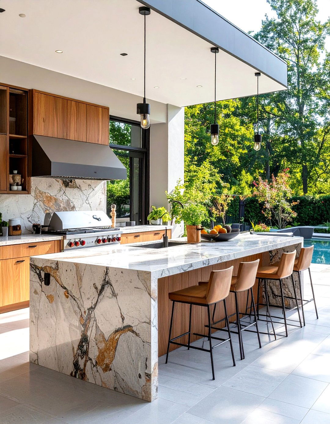 Composite Stone Outdoor Countertops - 20 Outdoor Countertop Ideas
