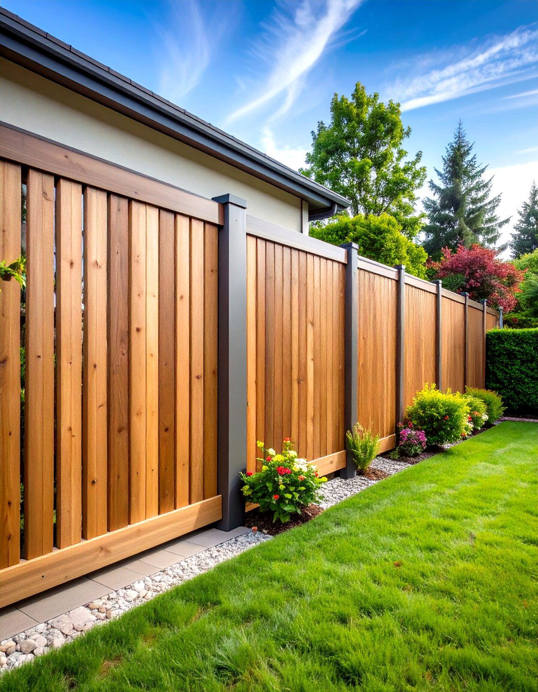 Composite Wood Outdoor Privacy Screen Fencing - 20 Outdoor Privacy Screen Ideas