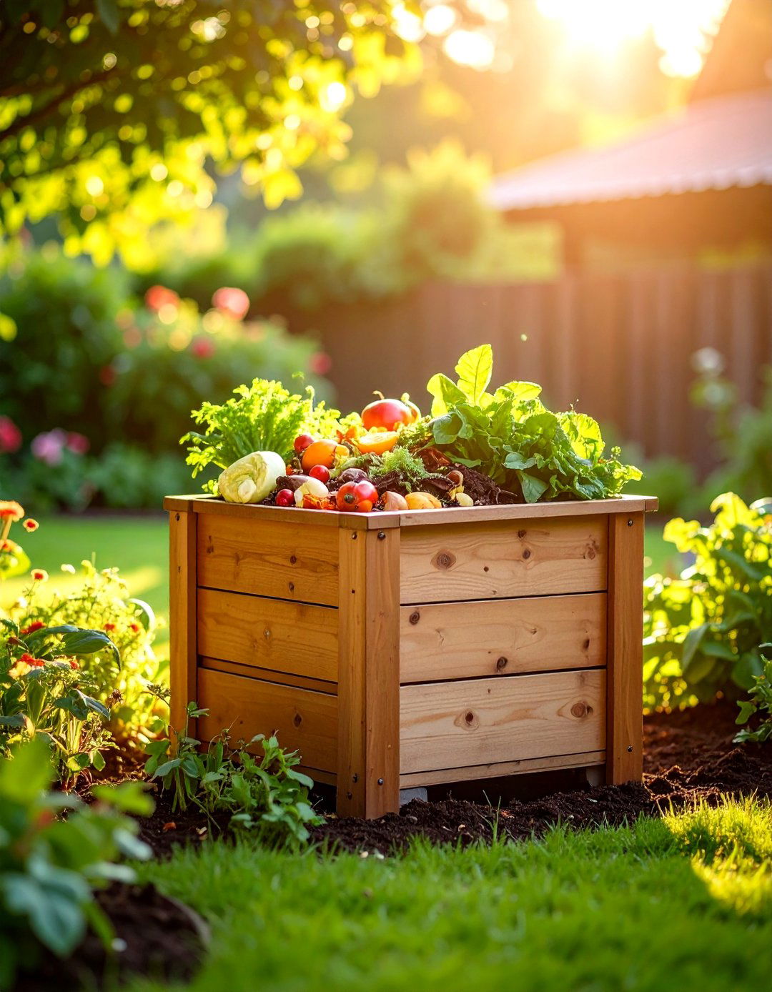 Compost Area Backyard Makeover Ideas - 20 Cheap Backyard Makeover Ideas