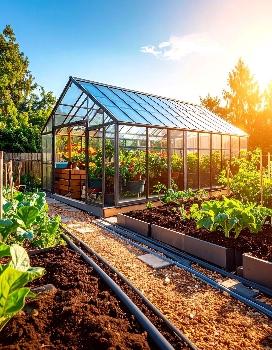 Compost Heated Greenhouse Beds - 20 Greenhouse Ideas