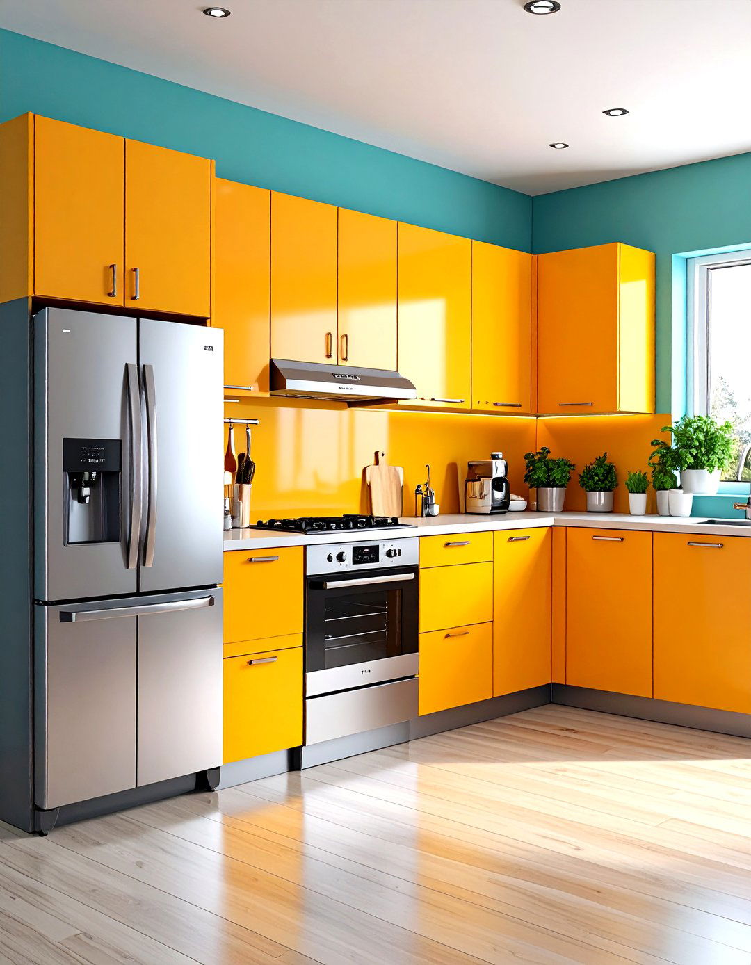 Concealed Appliance Transitional Kitchen Design - 20 Transitional Kitchen Ideas