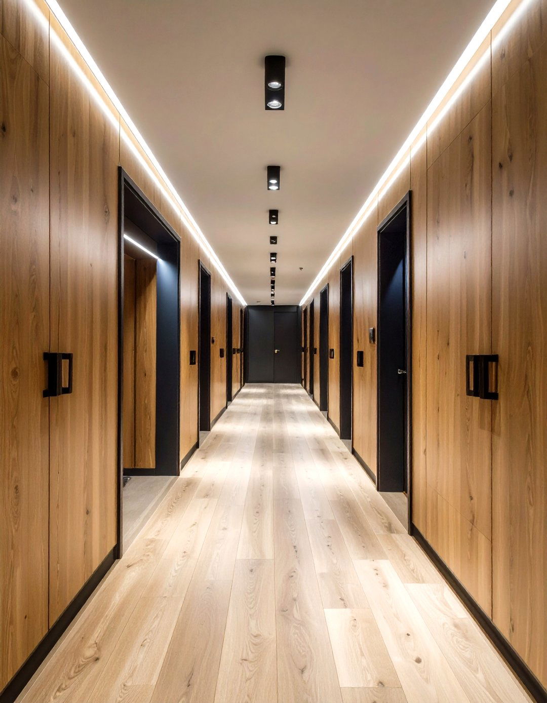 Concealed Storage Niches - 20 Dark Hallway Ideas
