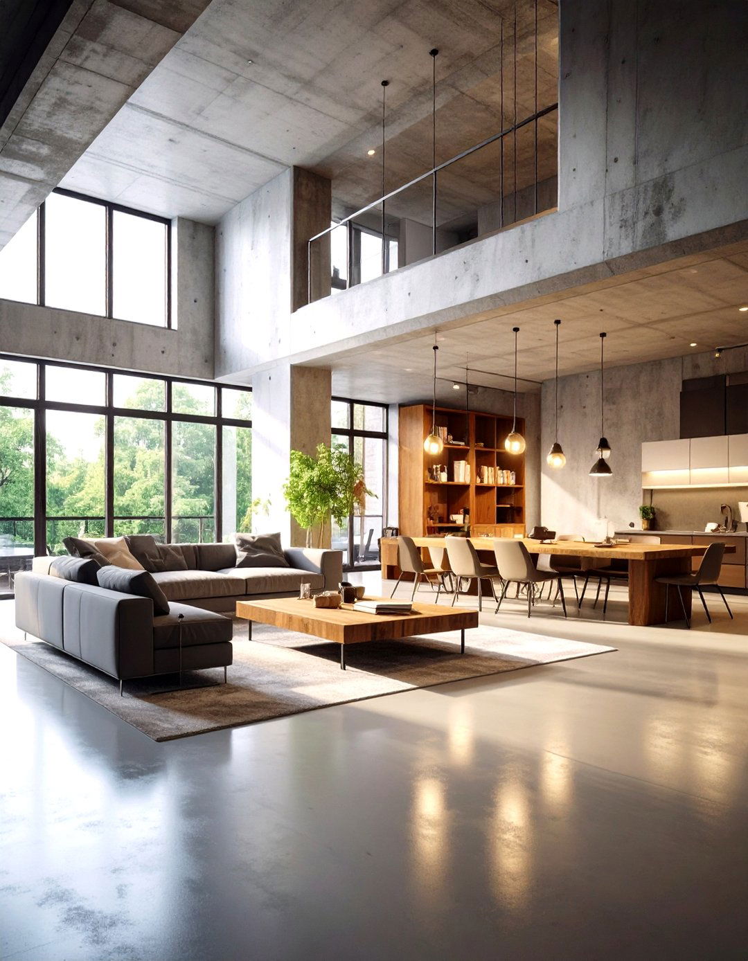 Concrete Brutalist Loft Architecture - 20 Loft Ideas
