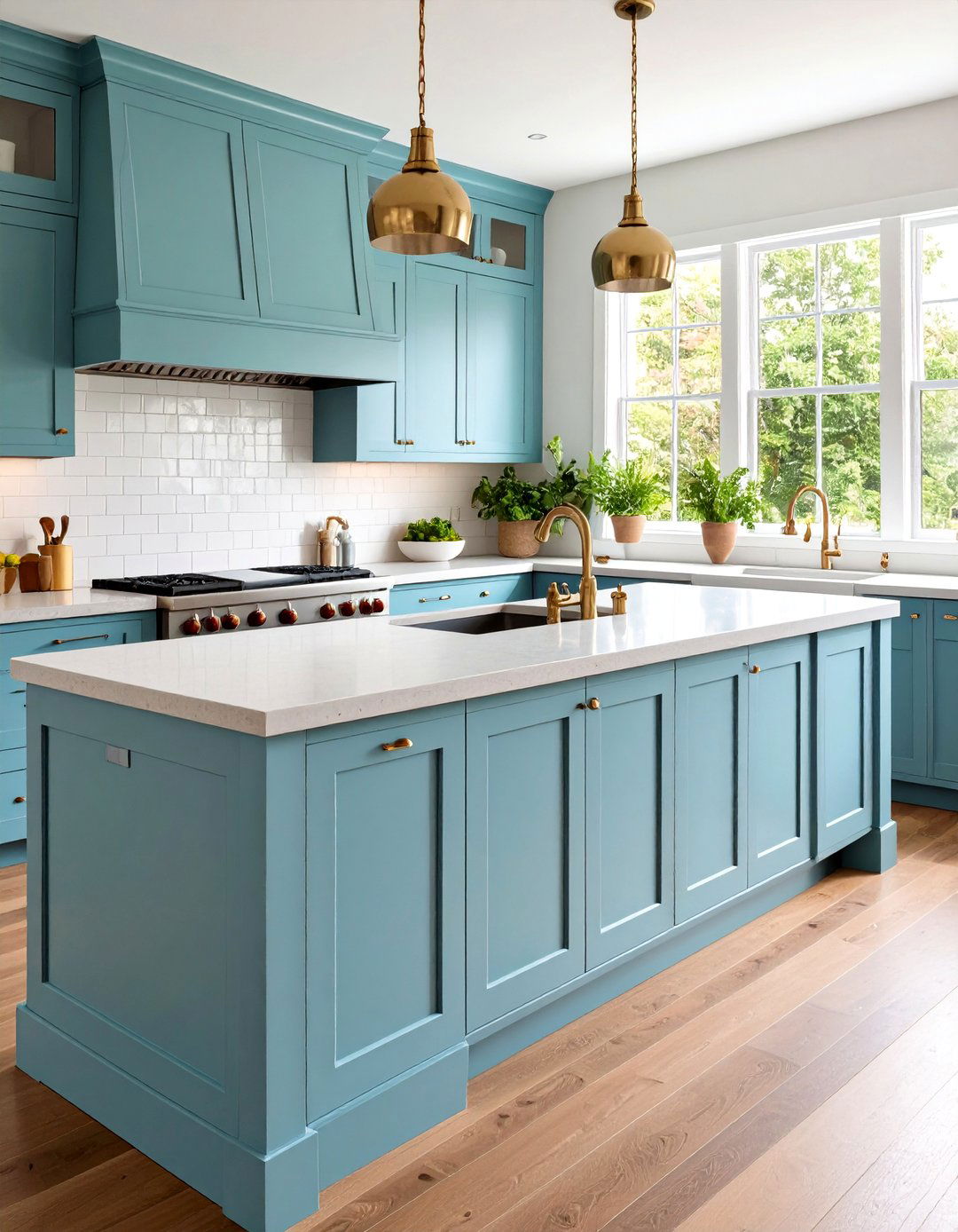 Concrete Countertop with Built in Drainboard - 20 Concrete Countertop Ideas