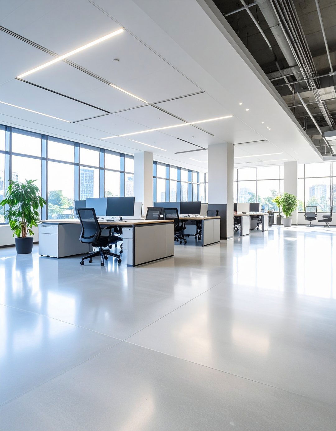 Concrete Floors with Integral Color Throughout - 20 Concrete Floor Design Ideas