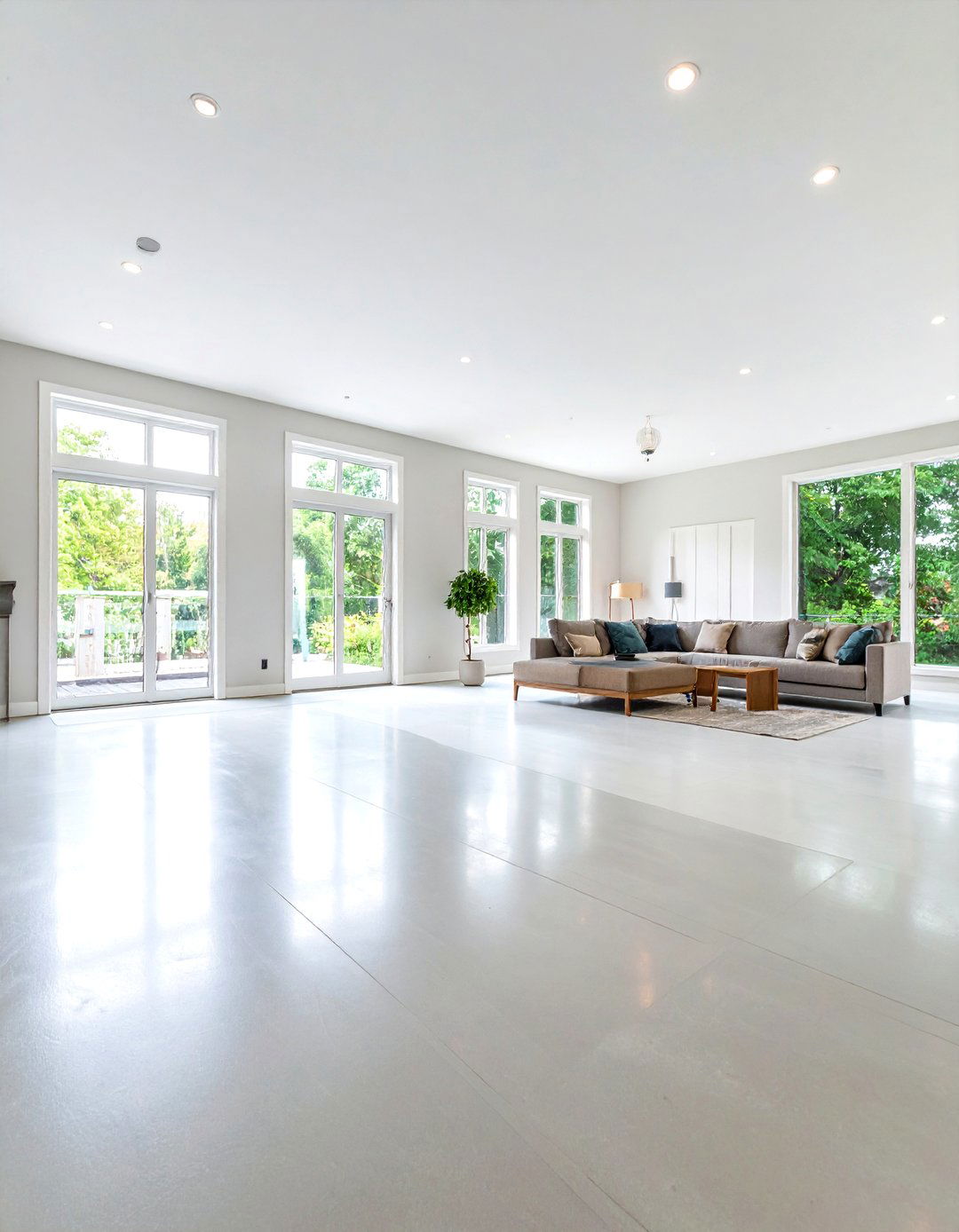 Concrete Floors with Overlay Resurfacing Systems - 20 Concrete Floor Design Ideas