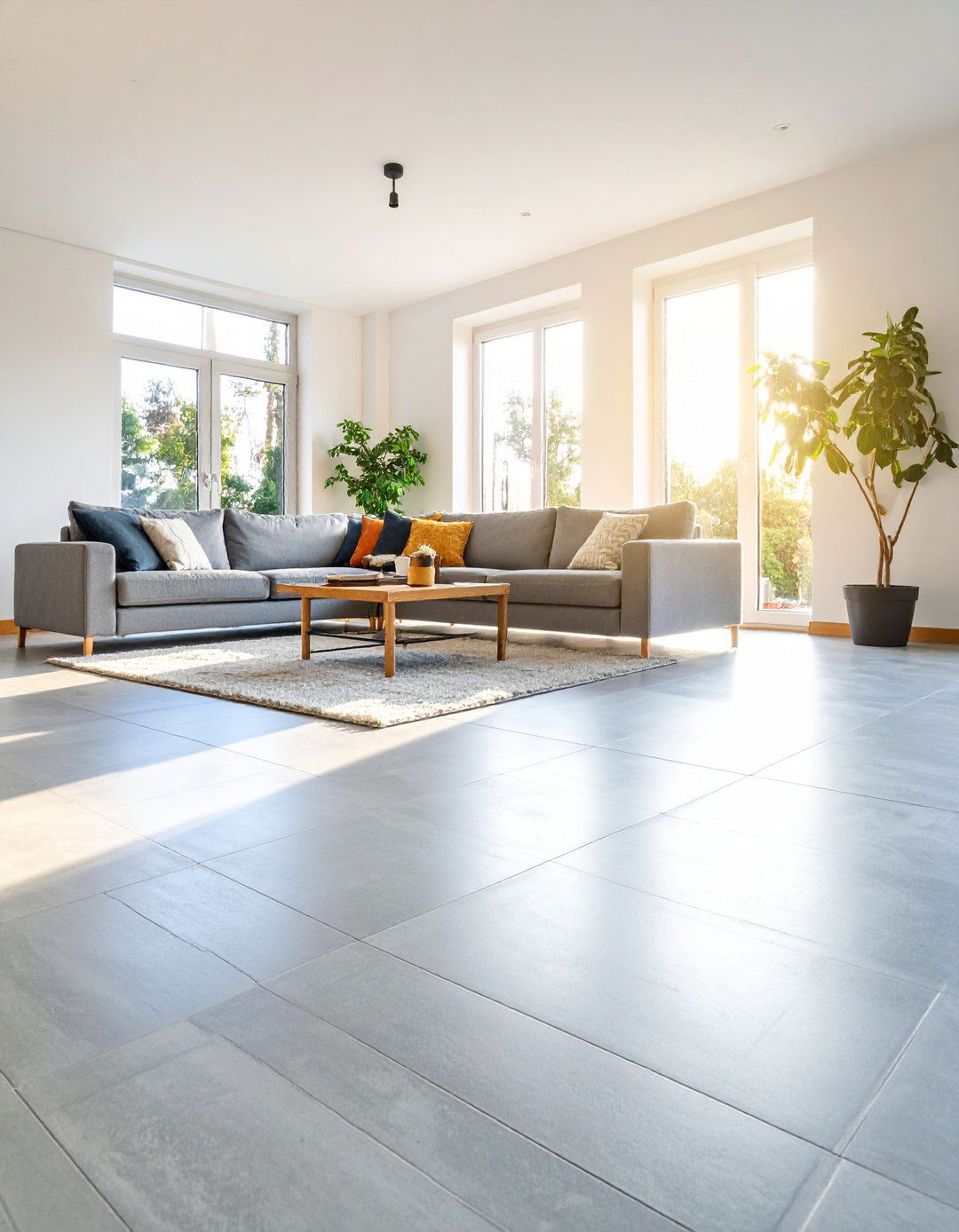 Concrete Floors with Radiant Heating Integration - 20 Concrete Floor Design Ideas