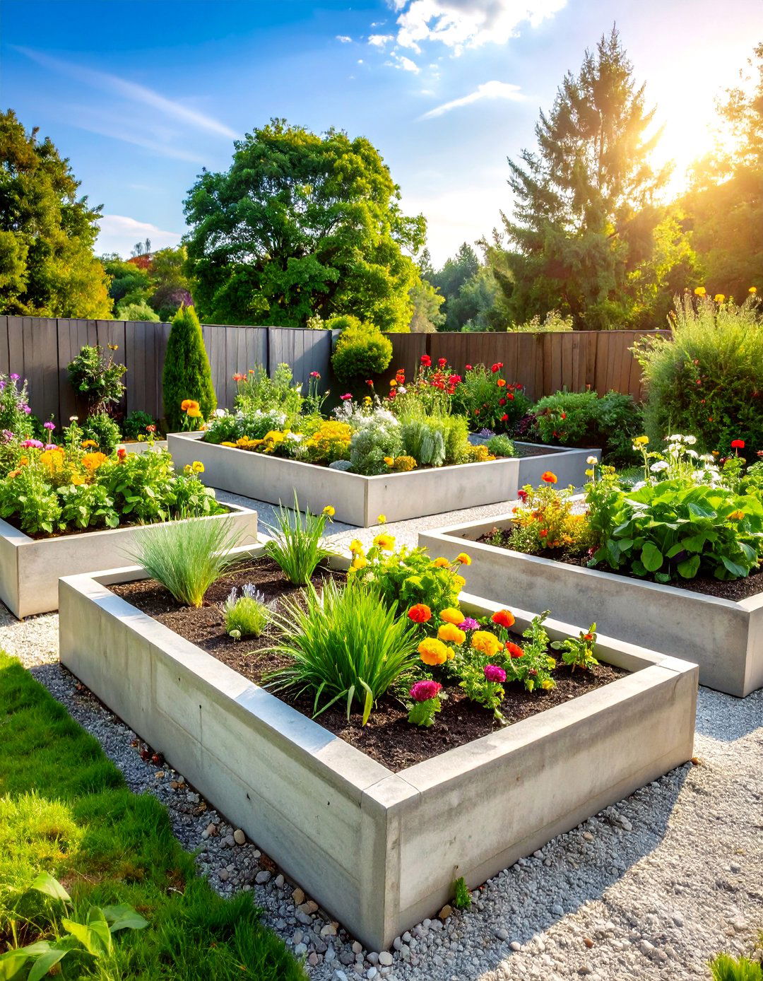 Concrete Garden Fountain Creation - 20 Concrete Garden Ideas