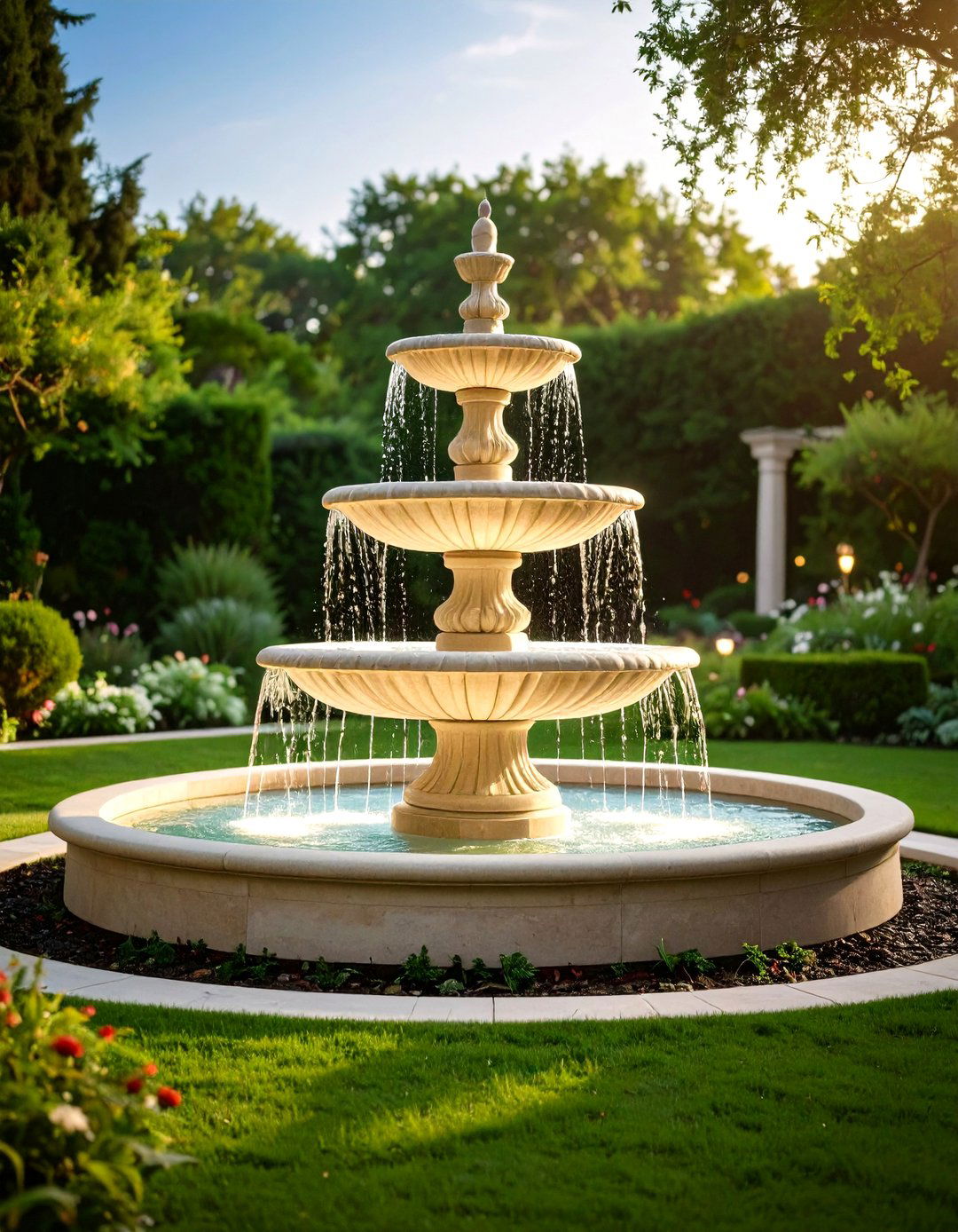 Concrete Garden Pond Construction - 20 Concrete Garden Ideas