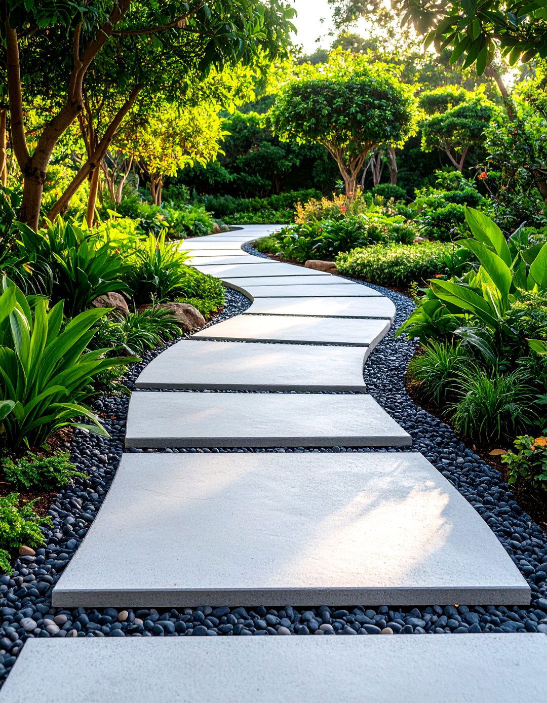 Concrete Garden Steps and Stairs - 20 Concrete Garden Ideas