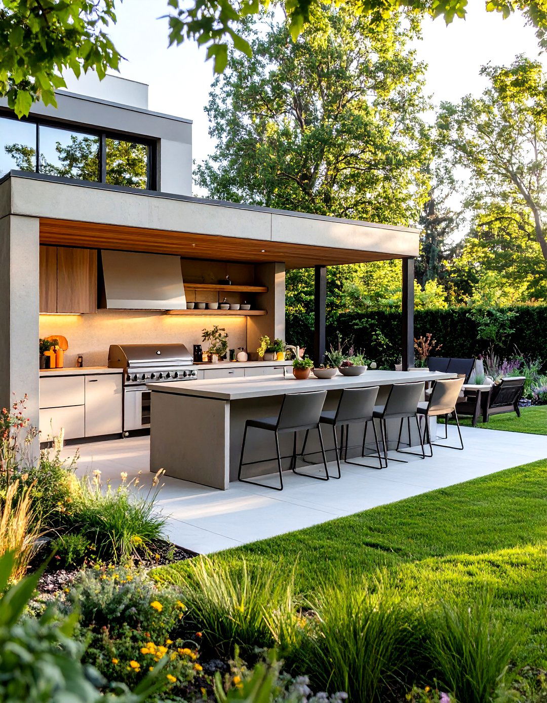 Concrete Garden Storage Solutions - 20 Concrete Garden Ideas