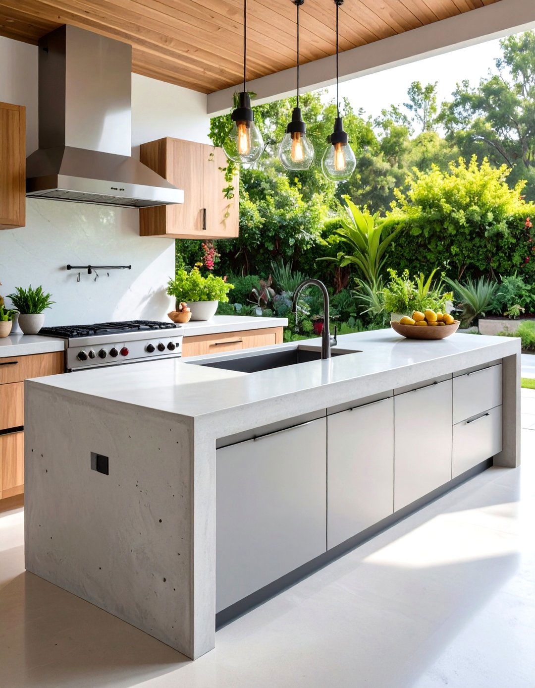 Concrete Outdoor Countertops - 20 Outdoor Countertop Ideas
