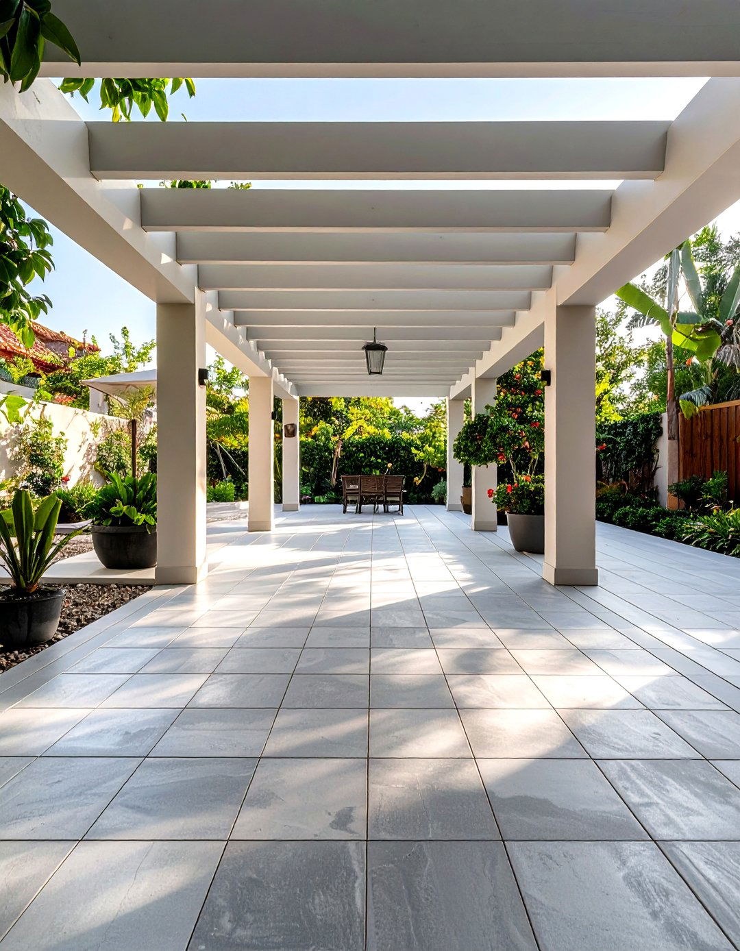 Concrete Paver Pergola Flooring - 20 Pergola Flooring Ideas
