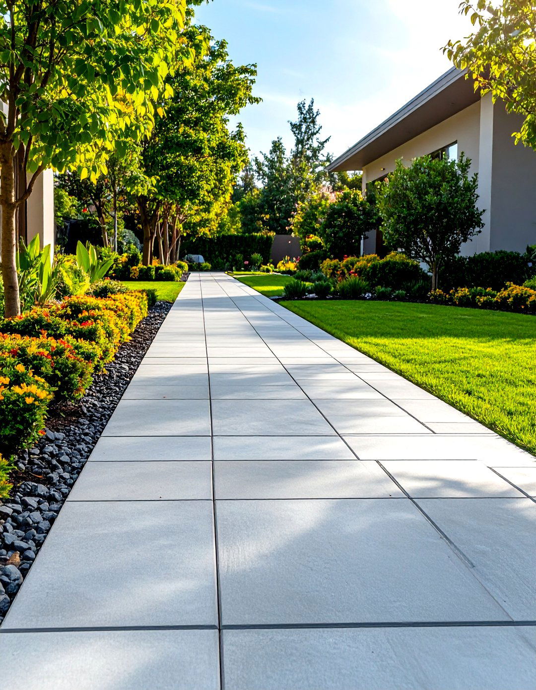 Concrete Paver Walkway - 20 Paver Walkway Ideas