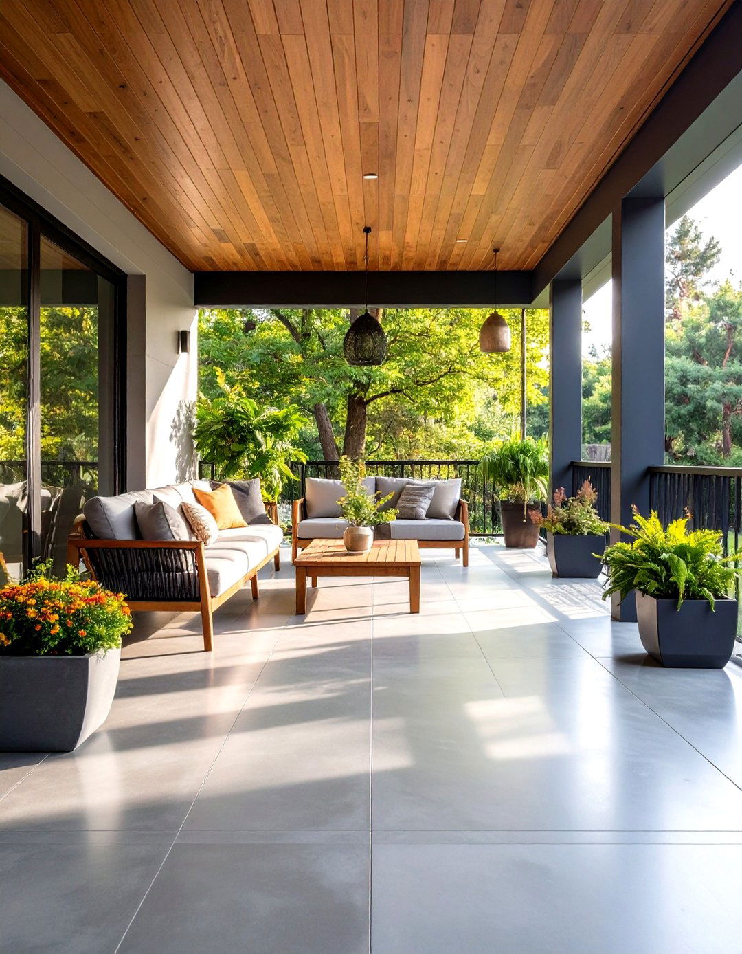 Concrete Porch Flooring - 20 Porch Flooring Options