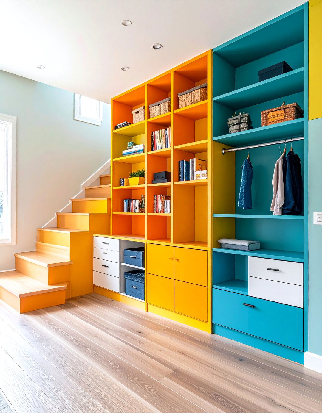 Condo Interior Design Featuring Built In Storage Solutions - 20 Condo Interior Design Ideas