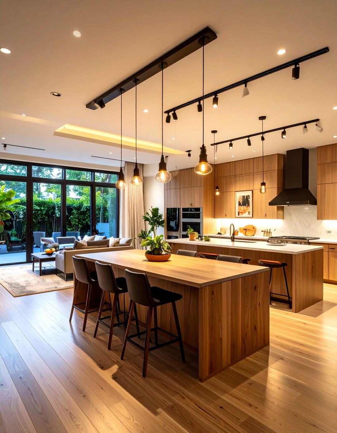 Condo Interior Design Using Track Lighting Systems - 20 Condo Interior Design Ideas