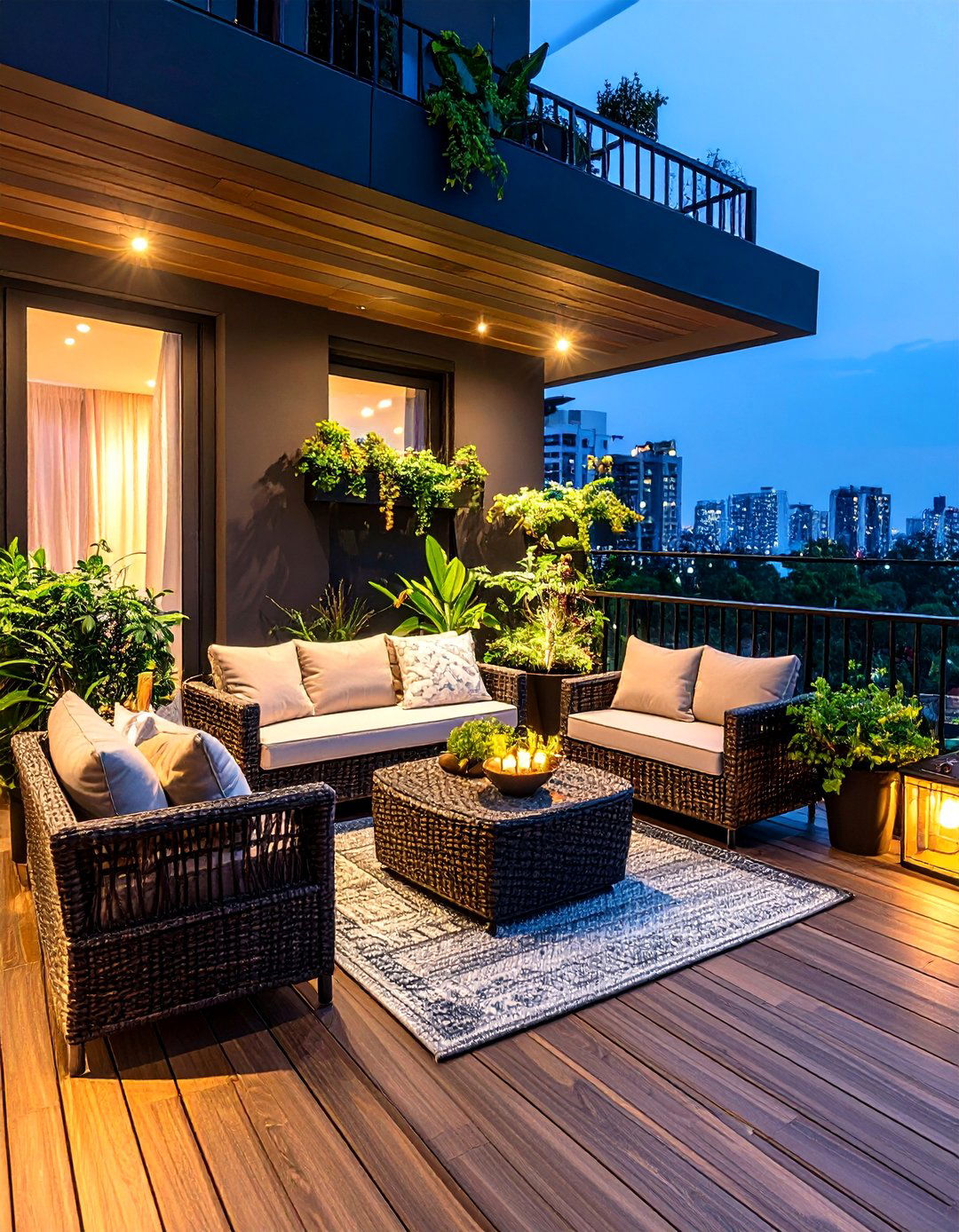 Condo Interior Design With Balcony Extension as Outdoor Living - 20 Condo Interior Design Ideas