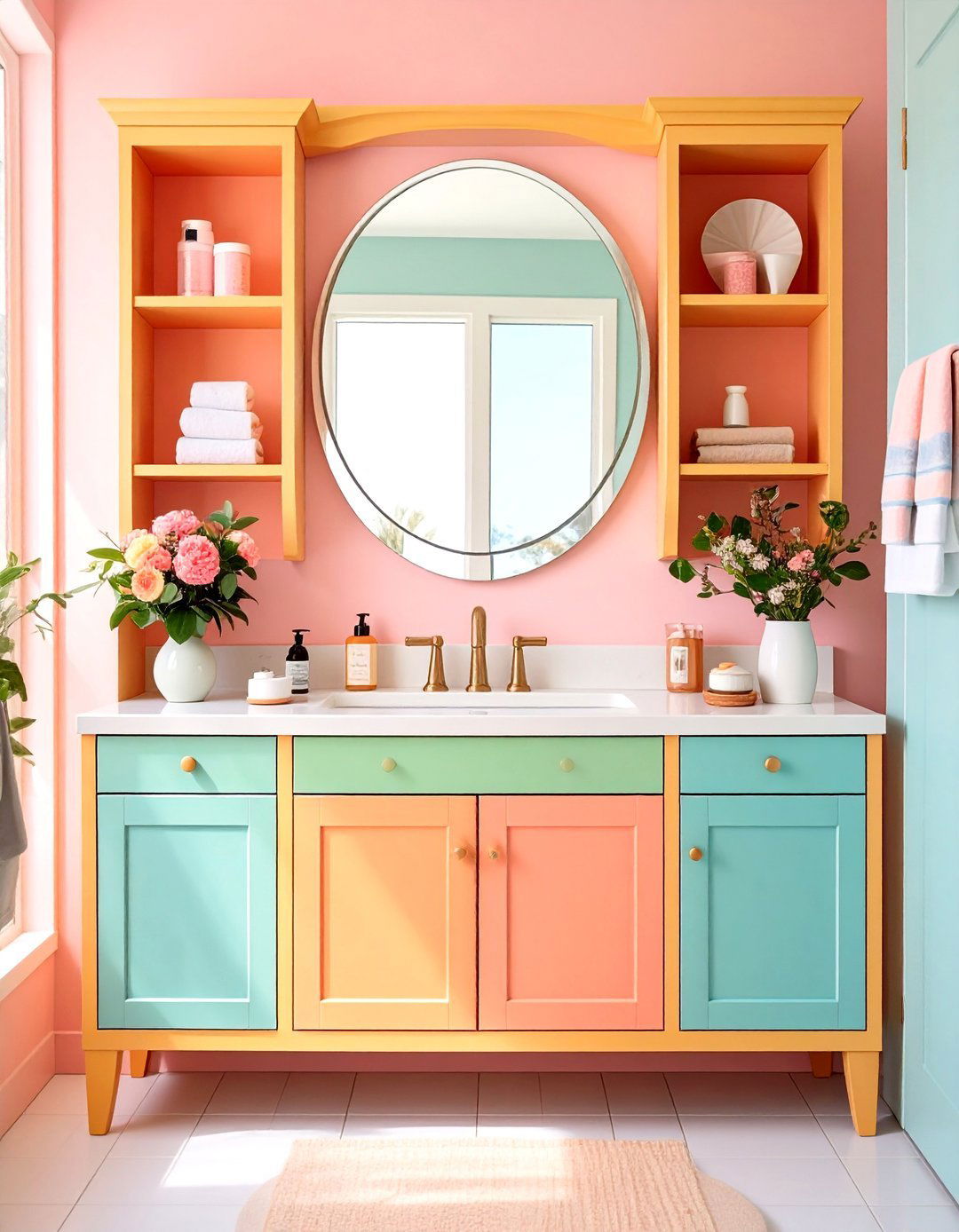 Construct a Secret Cabinet - 20 Small Bathroom Storage Ideas