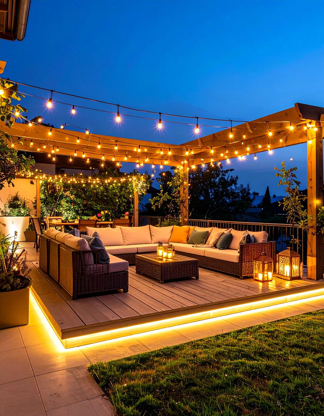 Container Based Mini Terraces - 20 Terraced Garden Ideas