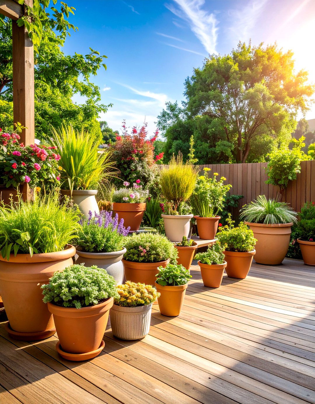 Container Collection Garden Centerpiece - 20 Garden Centerpiece Ideas