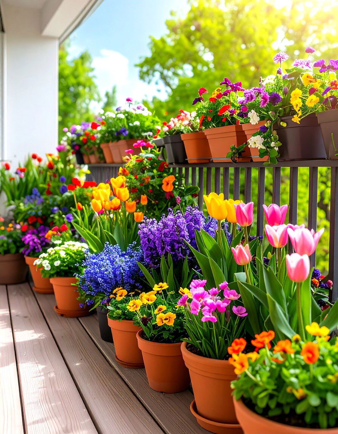 Container Flower Gardens - 20 Spring Garden Ideas