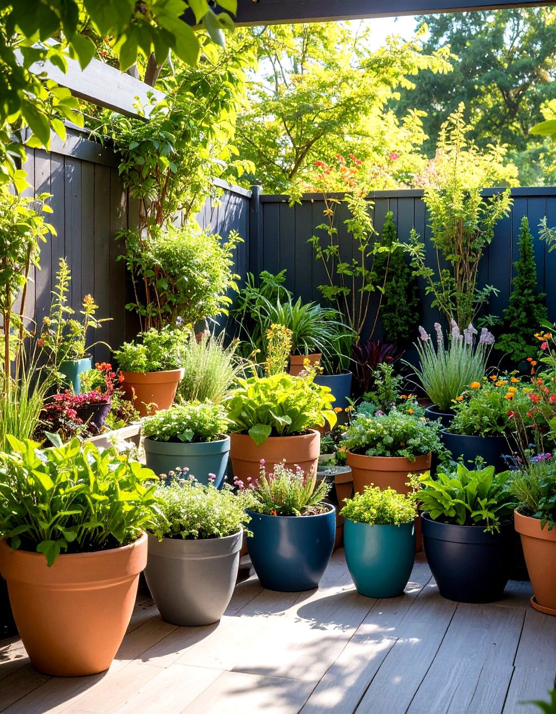 Container Gardens for Small Shaded Spaces - 20 Shade Garden Design Ideas