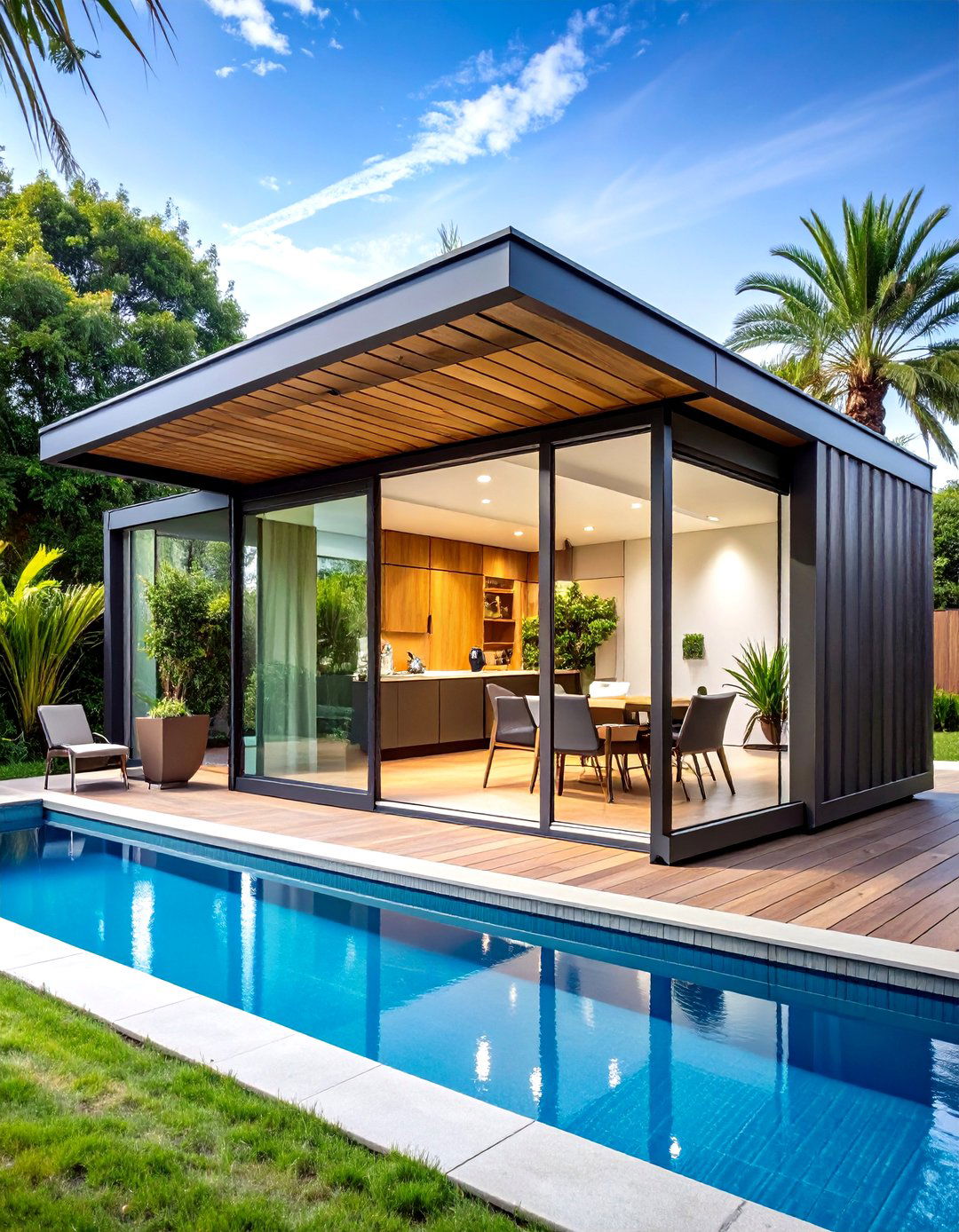 Container Pool House - 20 Container Home Ideas