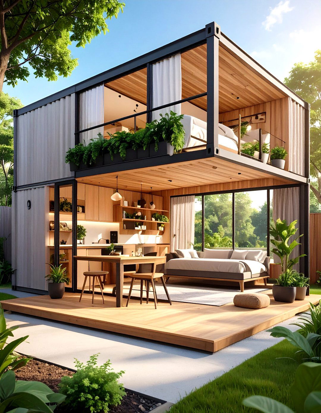 Container Studio Home - 20 Container Home Ideas