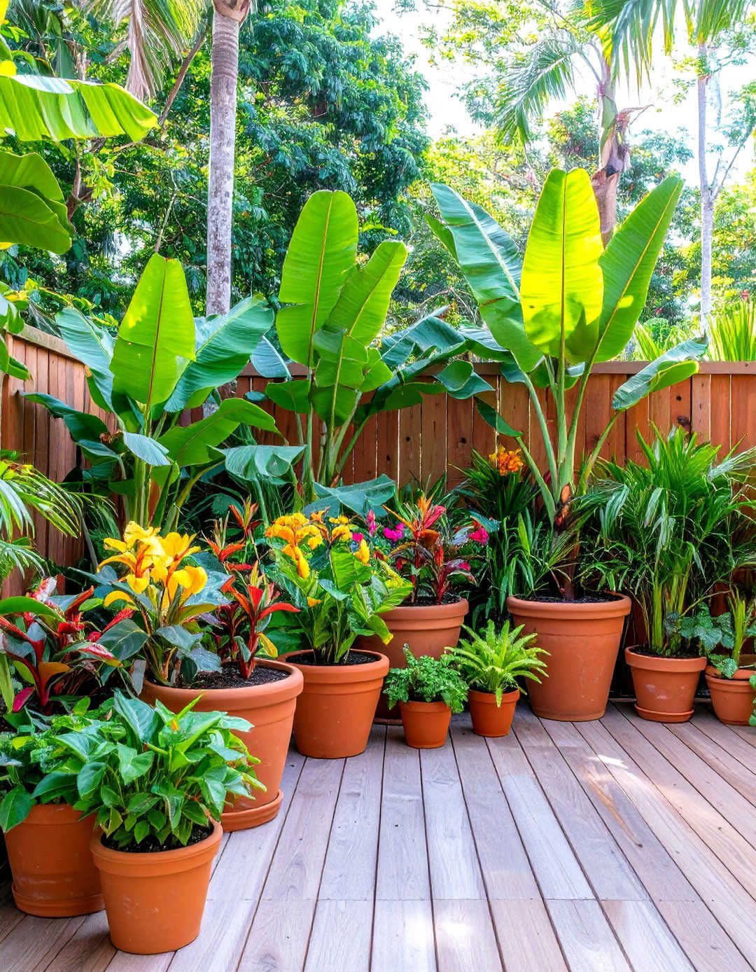 Container Tropical Garden Mobility Paradise - 20 Tropical Garden Ideas