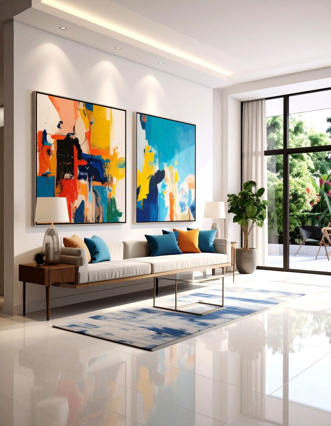 Contemporary Art Display Modern Entryway - 20 Modern Entryway Ideas