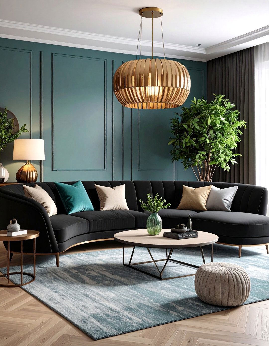 Contemporary Black Couch Living Room - 20 Living Room Ideas With Black Couches