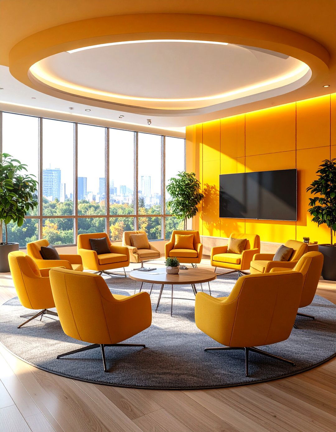 Contemporary Conversation Media Room - 20 Media Room Ideas