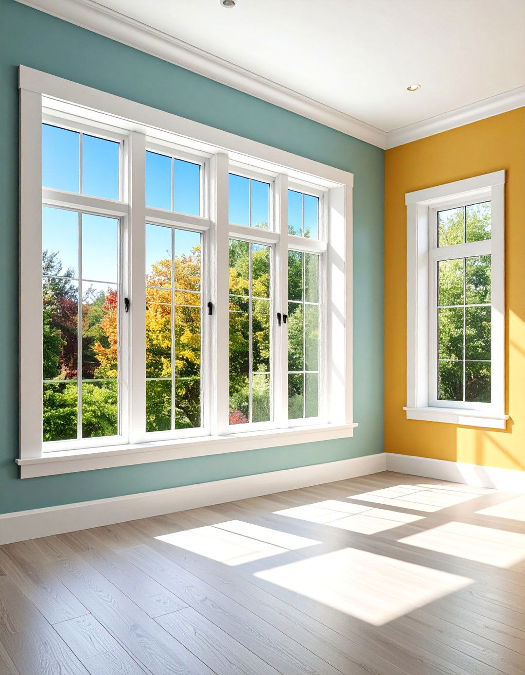 Contemporary Drywall Return Window Trim - 20 Window Trim Ideas