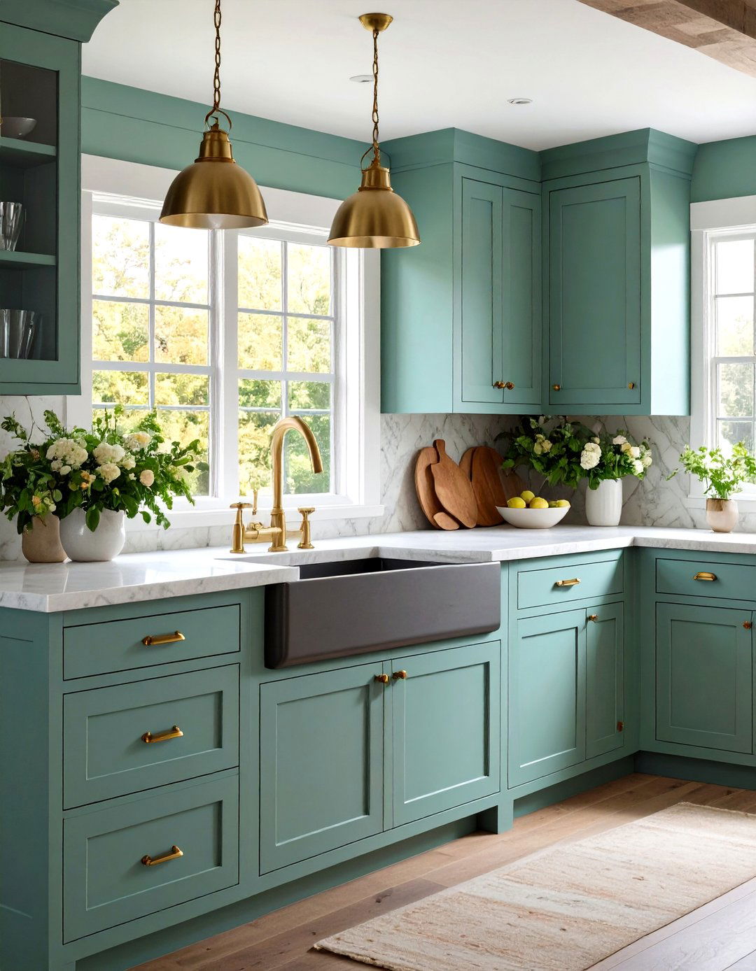 Contemporary Farmhouse One Wall Kitchen - 20 One Wall Kitchen Ideas