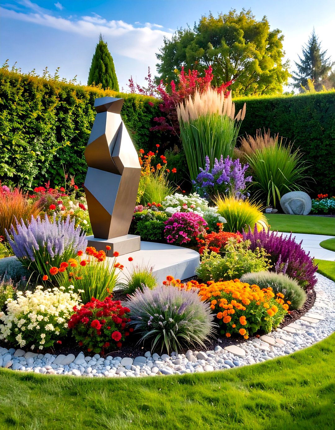 Contemporary Garden Sculpture Focal Point - 20 Garden Focal Point Ideas