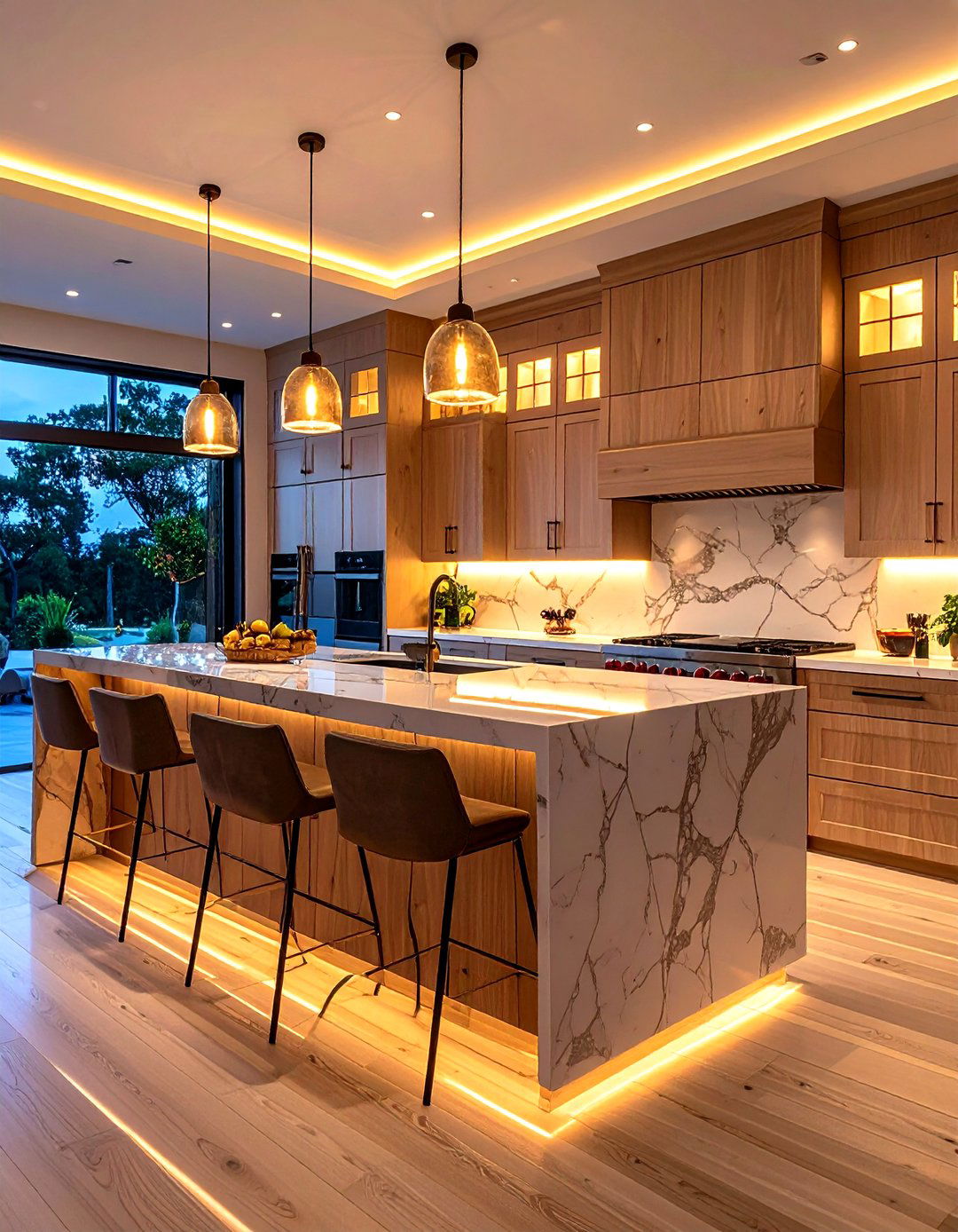 Contemporary Luxury White Oak Cabinets Kitchen - 20 Kitchens With White Oak Cabinets