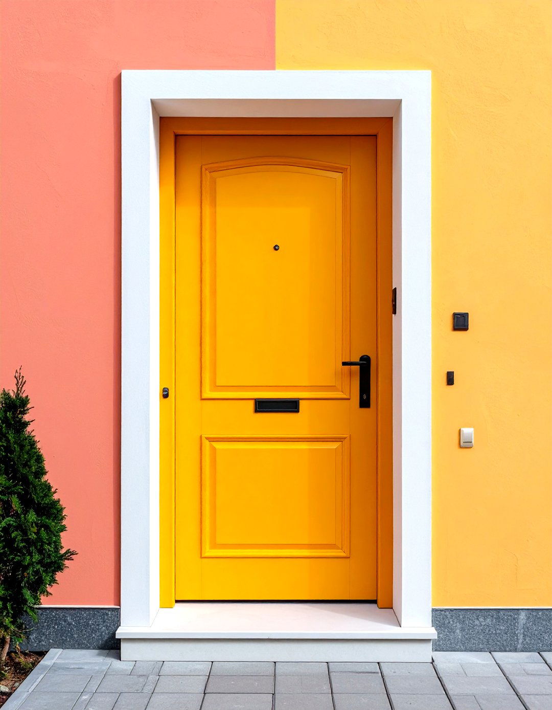 Contemporary Minimalist Door Trim - 20 Exterior Door Trim Ideas
