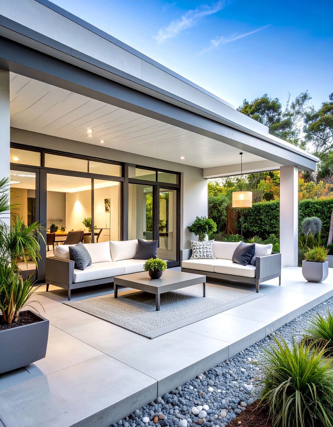 Contemporary Minimalist Lanai Porch - 20 Lanai Porch Ideas