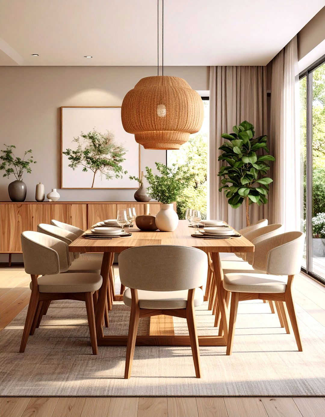 Contemporary Minimalist Luxury Dining Room - 20 Luxury Dining Room Ideas
