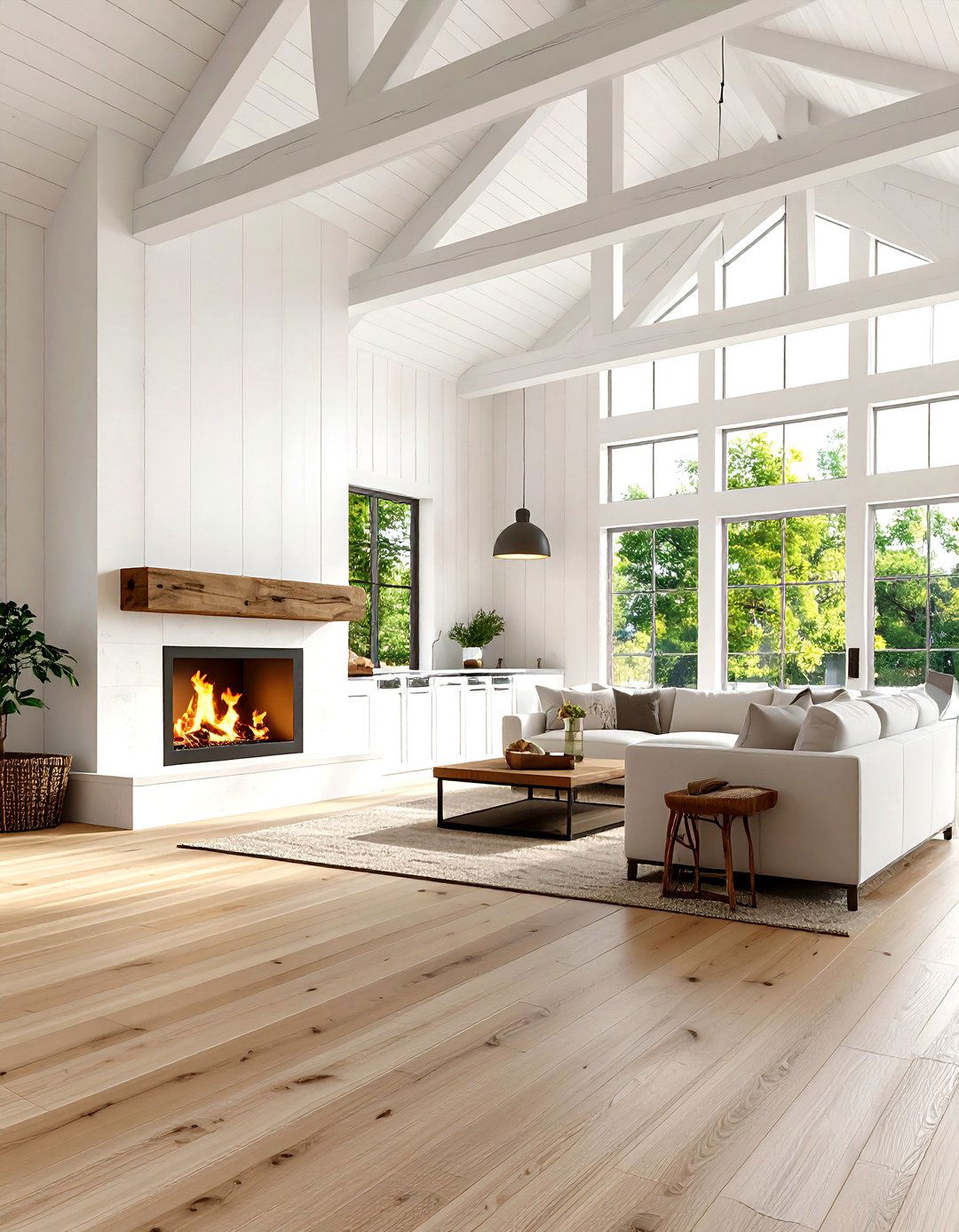Contemporary Pole Barn Barndominium - 20 Pole Barn Interior Ideas
