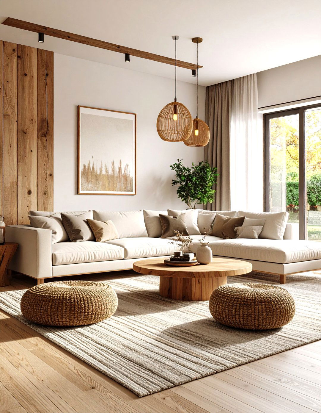 Contemporary Rustic Living Room - 20 Rustic Living Room Ideas