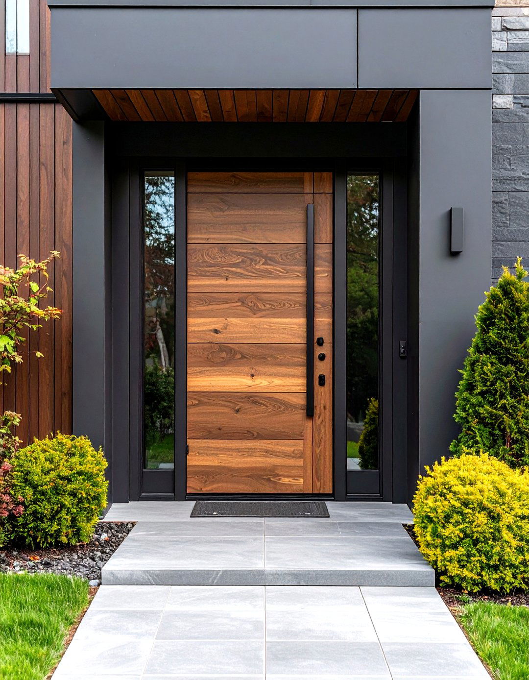 Contemporary - 20 Stained Front Door Ideas