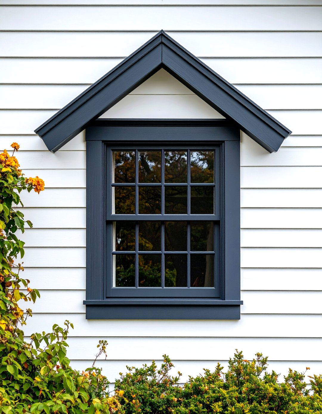 Contrasting Color Window Trim Schemes - 20 Exterior Window Trim Ideas