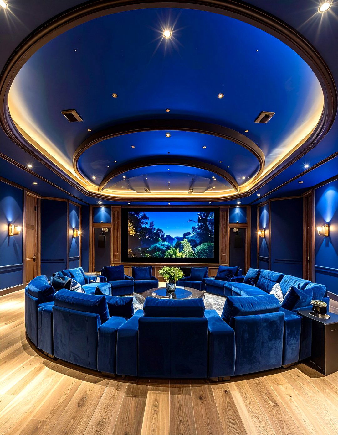 Contrasting Dark Ceiling Paint for Drama - 20 Vaulted Ceiling Ideas